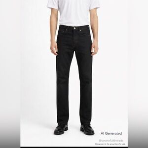 Paul Smith Jeans 31x33 Long Inseam Black Slim Straight Denim Tall